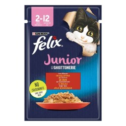 Felix Junior Sığır Etli Yavru Yaş Kedi Maması 85 Gr - Purina