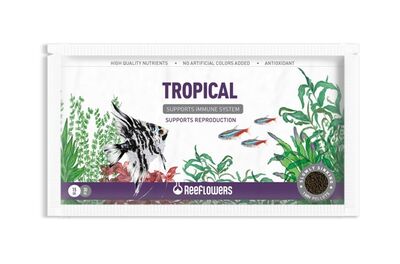 Reeflowers Tropical Granulat Balık Yemi 15 Gram Zarf - 1