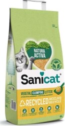 Sanicat Vegetal Clumping Litter Organik Kedi Kumı 10 Lt - Sanicat