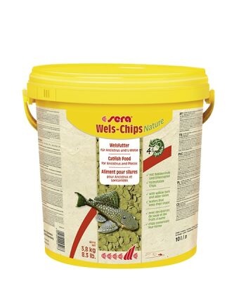 Sera Wels Chips Nature Vatoz Yemi 10 Lt / 3800 Gr - 1