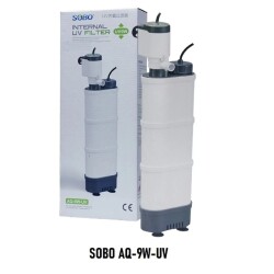 Sobo AQ-9W-UV Uv Lambalı Akvaryum İç Filtre 600Lr/S 8Watt - Sobo