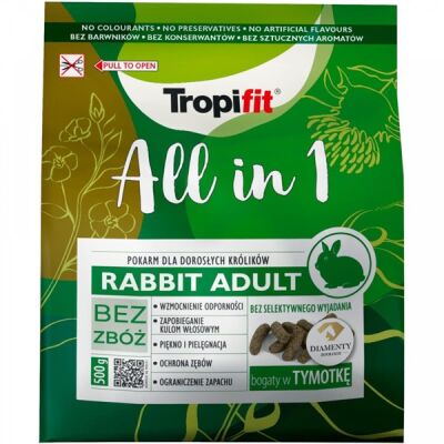 Tropifit All In 1 Yetişkin Tavşan Yemi - 1