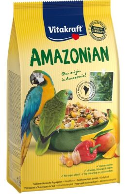 Vitakraft Amazon Africa ve Gri Papağan Yemi 750 Gr - 1